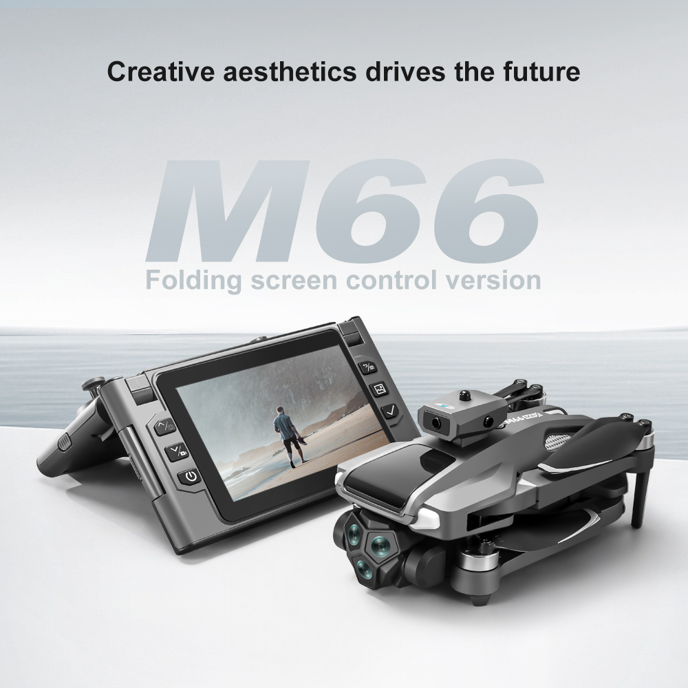 Foldable M66 RC Drone with 4.5 - đánh giá và giá Drone Camera Night Vision
